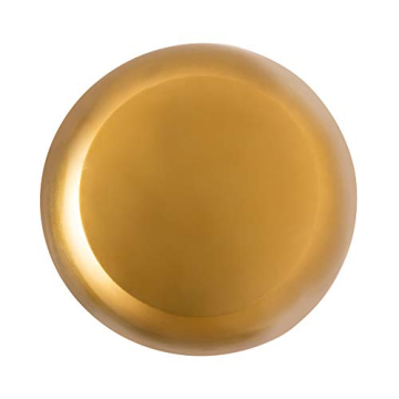 Tov Spike Modern Side Table, 19.5" Black/Gold Finish