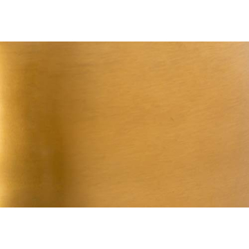 Tov Spike Modern Side Table, 19.5" Black/Gold Finish