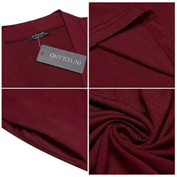 IN'VOLAND Women Plus Size Robes Long Sleeve Bath Robe Knit Bathrobe Soft Sleepwear Ladies Nightwear(16W-28W)