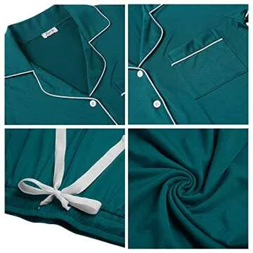 Luxurious Joyaria Bamboo Viscose Pajama Set for Women