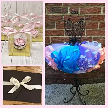 Morex Double Face Satin Ribbon for Gift Wrapping and Crafts