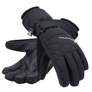 ANDORRA Women’s Waterproof Touchscreen Ski Gloves