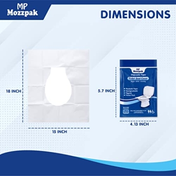 Disposable Toilet Seat Covers - Travel Hygiene Essential