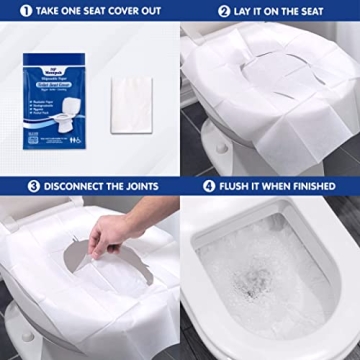Disposable Toilet Seat Covers - Travel Hygiene Essential