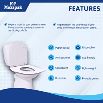 Disposable Toilet Seat Covers - Travel Hygiene Essential