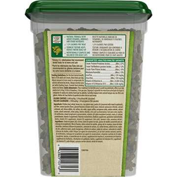 FELINE GREENIES Natural Dental Care Cat Treats Catnip Flavor, 11 oz. Tub