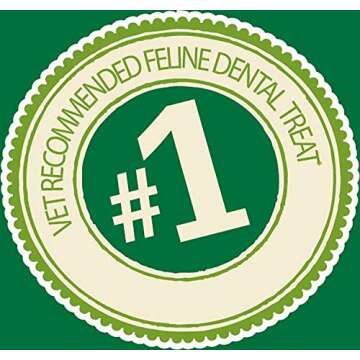 FELINE GREENIES Natural Dental Care Cat Treats Catnip Flavor, 11 oz. Tub