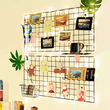 Wall Photo Grid Shelf - Stylish Storage & Display Solution