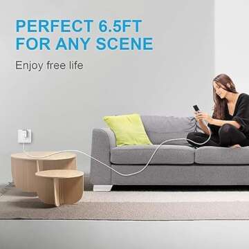 iPad Charger iPhone Fast Charger 12W USB Wall Charger Foldable Portable Travel Plug with USB Charging Modem Cables Compatible with iPhone, iPad, iPad Mini, iPad Air 1/2/3, Airpod