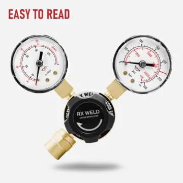 RX WELD Argon CO2 Gas Regulator for Welding Applications