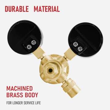 RX WELD Argon CO2 Gas Regulator for Welding Applications