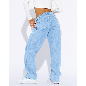 Cicy Bell Women’s High Waisted Boyfriend Jeans – Casual Style