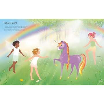 Sticker Dolly Dressing Rainbow Unicorns