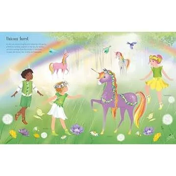 Sticker Dolly Dressing Rainbow Unicorns