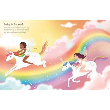 Sticker Dolly Dressing Rainbow Unicorns