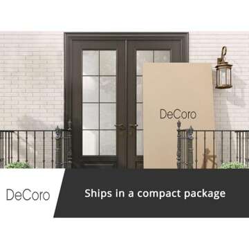 Stylish Decoro Chicago Modern King Bed Frame - Easy Assembly