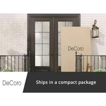 Stylish Decoro Chicago Modern King Bed Frame - Easy Assembly