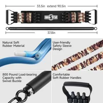 Innstar Resistance Bands Set for Home & Gym Workout