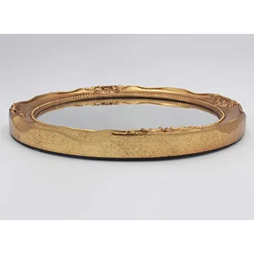 Funerom Vintage Decorative Gold Wall Mirror - 12.2 Inch