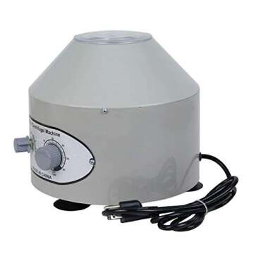 ORILAO Lab Centrifugal Machine Lower-Speed with Timer 0-60min (0-4000 RPM Cap:20ml X 6 Tube)