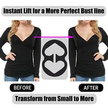 W-Plus Bra Strap Clips, Bra Clips to Make Racerback, Bra Strap Holders for Slip, Bra Strap Holder - Conceal Hide Straps - Cleavage Control