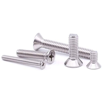 Durable 50 Pcs Phillips Head Machine Screws for All Projects