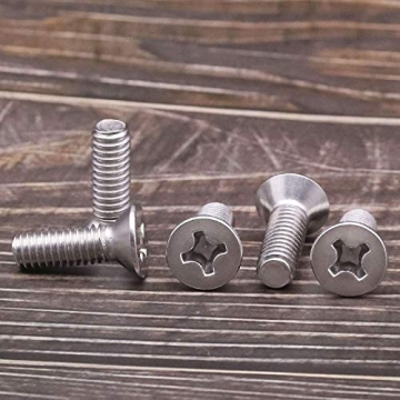 Durable 50 Pcs Phillips Head Machine Screws for All Projects