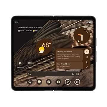 Google Pixel Fold - Unlocked Android 5G Smartphone with Telephoto Lens and Ultrawide Lens - Foldable...