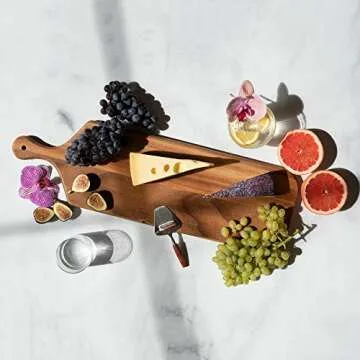 Villa Acacia Wooden Cutting Board Serving Tray - 23x7 Inch