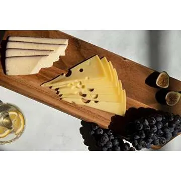 Villa Acacia Wooden Cutting Board Serving Tray - 23x7 Inch