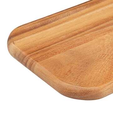 Villa Acacia Wooden Cutting Board Serving Tray - 23x7 Inch