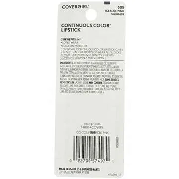 CoverGirl Continuous Color Lipstick - 505 Iceblue Pink