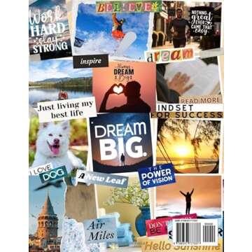 2025 Vision Board Clip Art Book: 500+ Extensive Collection of Powerful Pictures, Quotes, Words, and ...