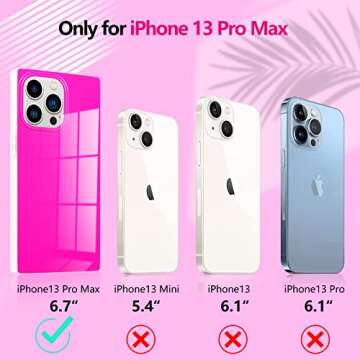 Pevezeda Case for iPhone 13 Pro Max - Bright Neon Stylish Protection