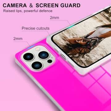 Pevezeda Neon iPhone 13 Pro Max Case - Stylish & Shockproof