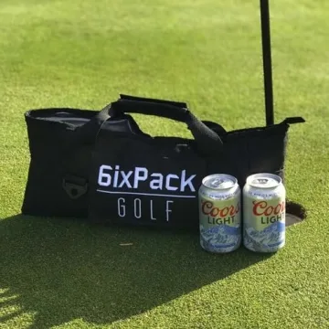 Insulated Golf Cooler Bag - Holds Cans & Wine Bottles
