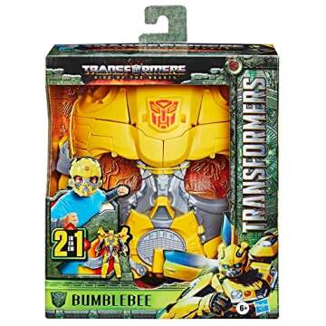 Transformers Toys Rise of The Beasts Movie Bumblebee 2-in-1 Converting Roleplay Mask Action Figure f...