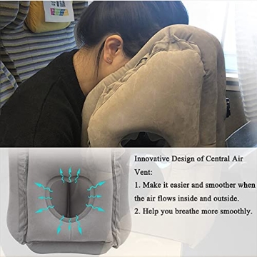 STTARLUK Inflatable Travel Pillow for Ultimate Comfort