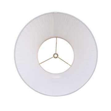 Aspen Creative Off-White Hardback Lamp Shade, Elegant Design