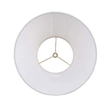 Aspen Creative Off-White Hardback Lamp Shade, Elegant Design
