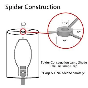 Aspen Creative Off-White Hardback Lamp Shade, Elegant Design