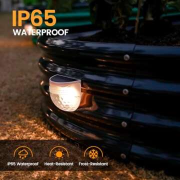 Land Guard Galvanized Raised Garden Beds Outdoor with 2 Magnetic Solar-Powered Lights(Grey), Metal Planter Raised Beds, 4×2×1Ft Metal Raised Garden Beds for Gardening, Vegetables, Flowers