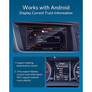 INVERY Bluetooth 5.0 Adapter for Audi and VW Models