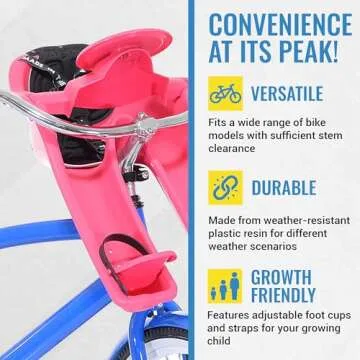 iBert Child Bicycle Safe-T-Seat for Safe Fun Rides