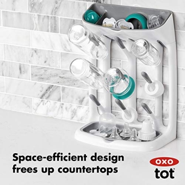 OXO Space Saving Drying Rack for Baby Bottles and Parts