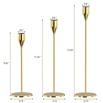 Elegant SUJUN Candle Holders Set for Any Occasion