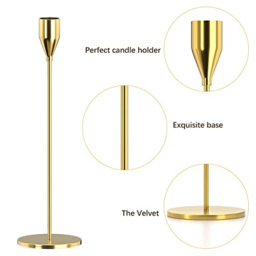 Elegant SUJUN Candle Holders Set for Any Occasion