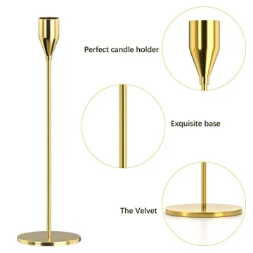 Elegant SUJUN Candle Holders Set for Any Occasion