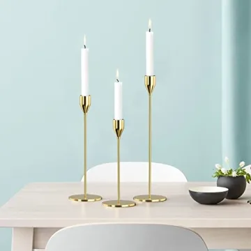 Elegant SUJUN Candle Holders Set for Any Occasion