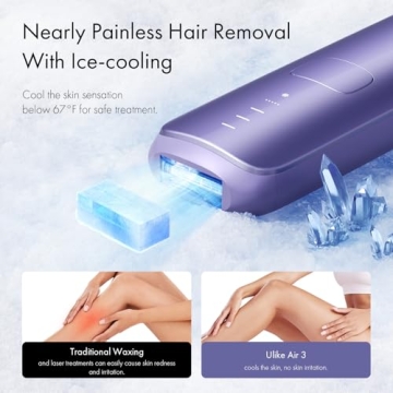 Ulike Air 3 IPL Hair Removal Device for Effortless Smooth Skin
